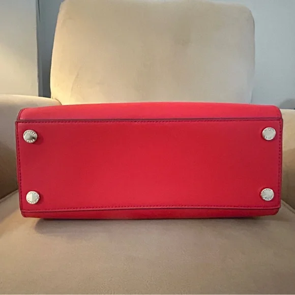 Michael Kors Large Ellis Sangria Satchel - Picture 3 of 7